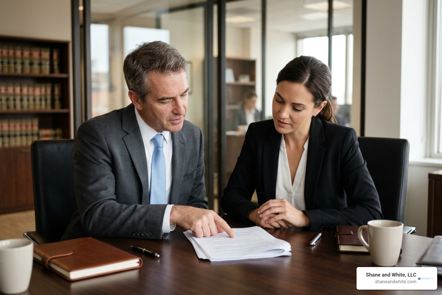 attorneys reviewing a Qualified Domestic Relations Order draft attorneys reviewing a Qualified Domestic Relations Order draft
