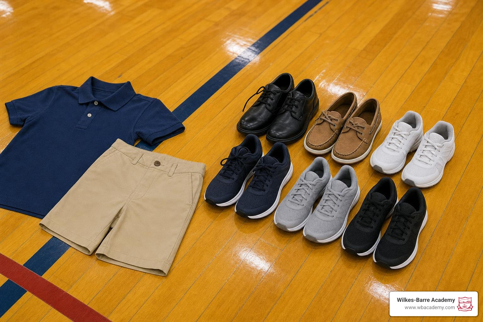 Wilkes-Barre Academy footwear and physical education uniform gear Wilkes-Barre Academy footwear and physical education uniform gear