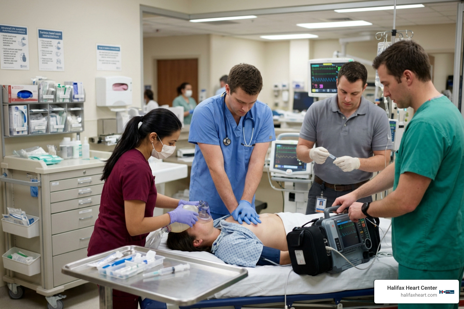 Advanced Life Support team resuscitation