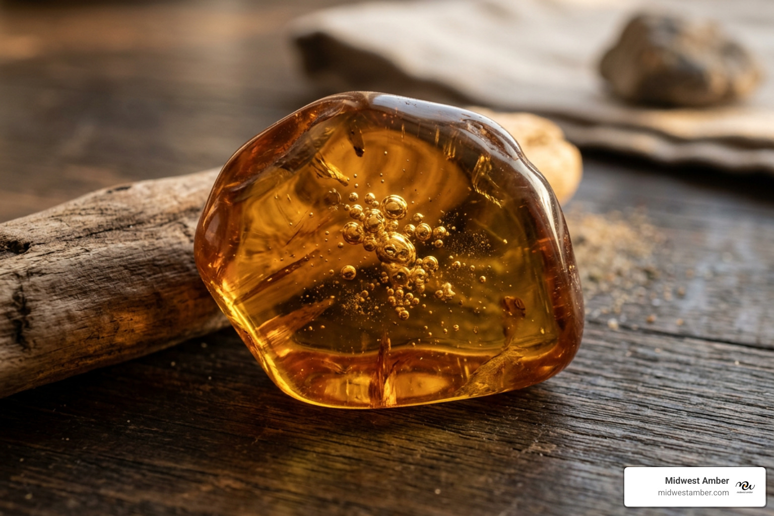 translucent honey amber specimen with air pocket clusters translucent honey amber specimen with air pocket clusters