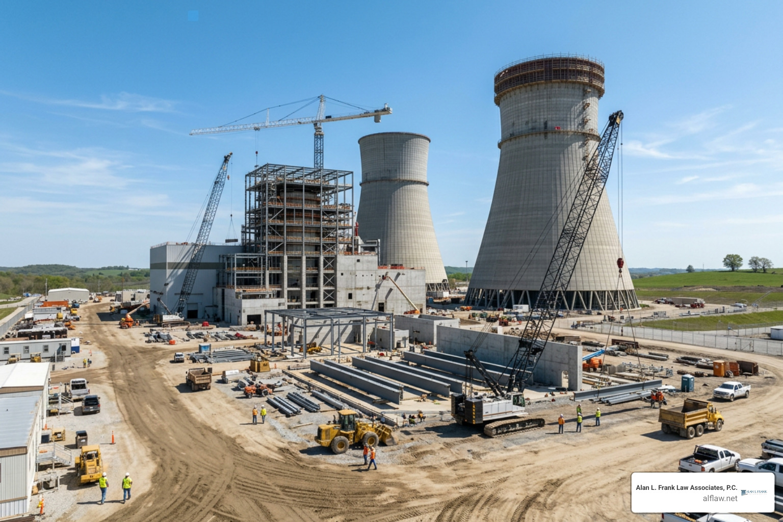 Nuclear power plant construction site Vogtle Summer AP1000