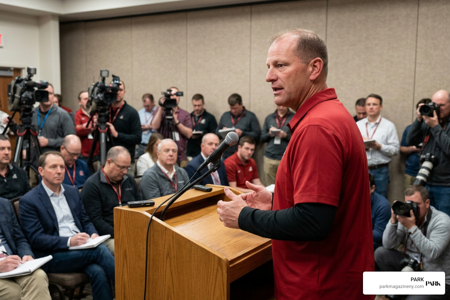 Kalen DeBoer at Alabama press conference Kalen DeBoer at Alabama press conference
