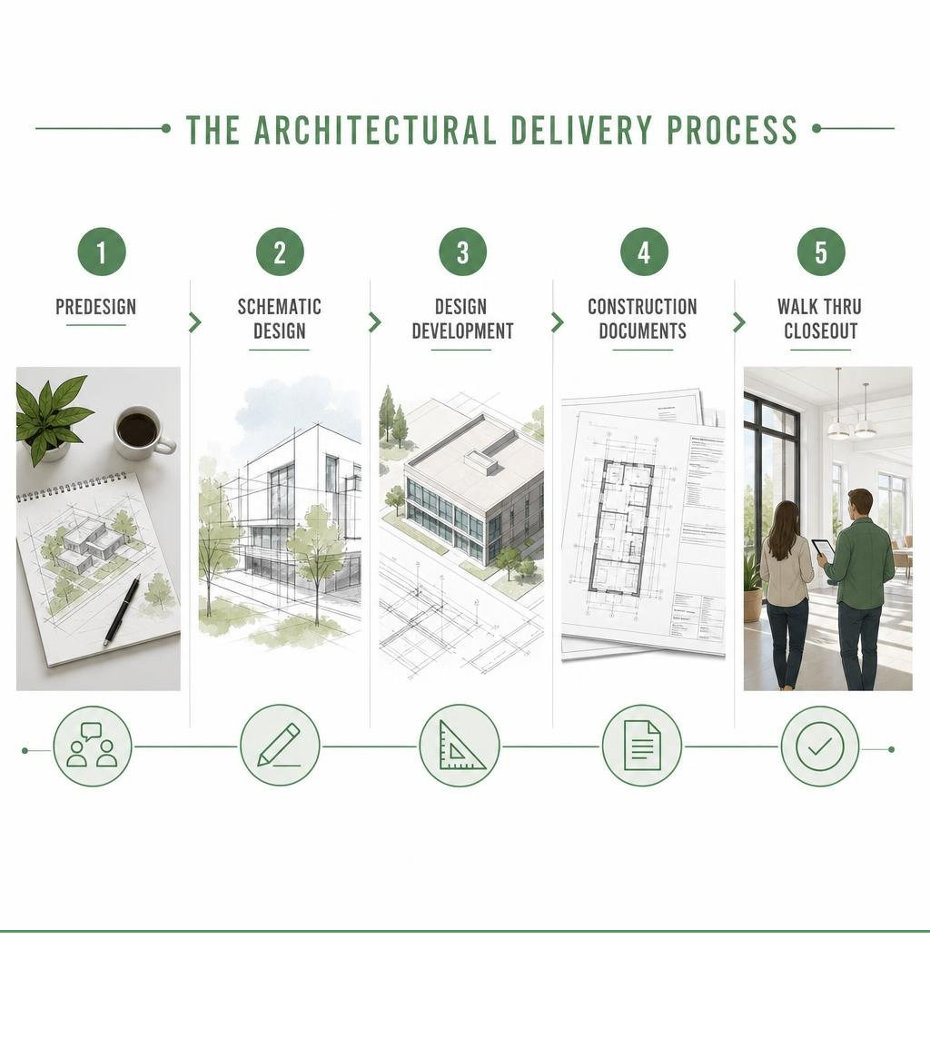 Green Couch Design commercial architectural delivery process