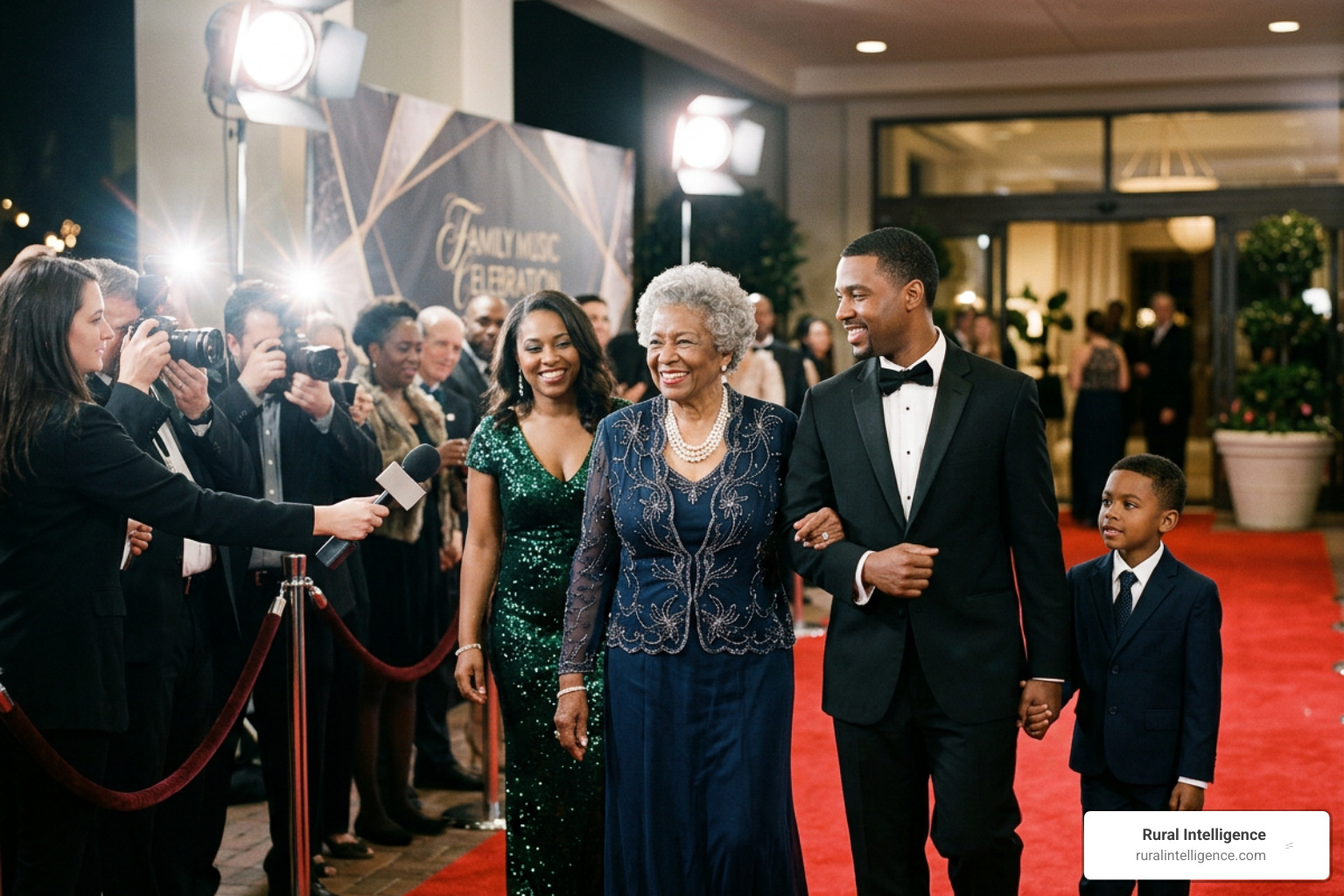 Katherine Jackson attending family music ceremonies and red carpet events