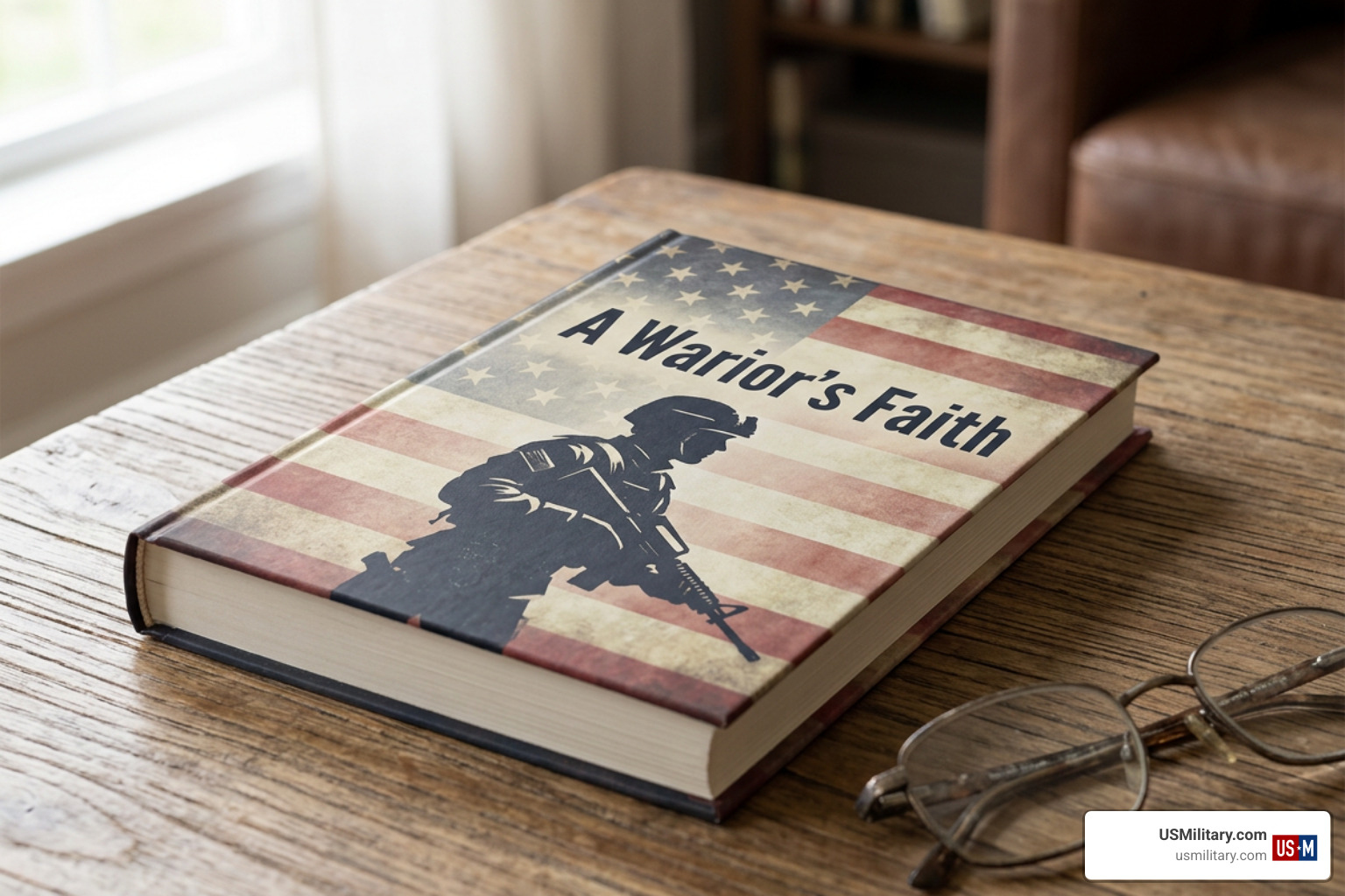 Book cover representing A Warrior's Faith and special operations literature
