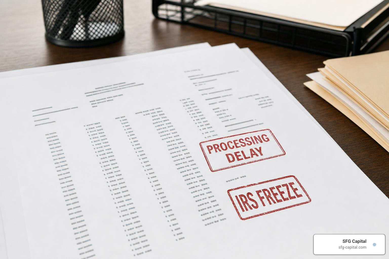 tax transcript showing IRS freeze codes
