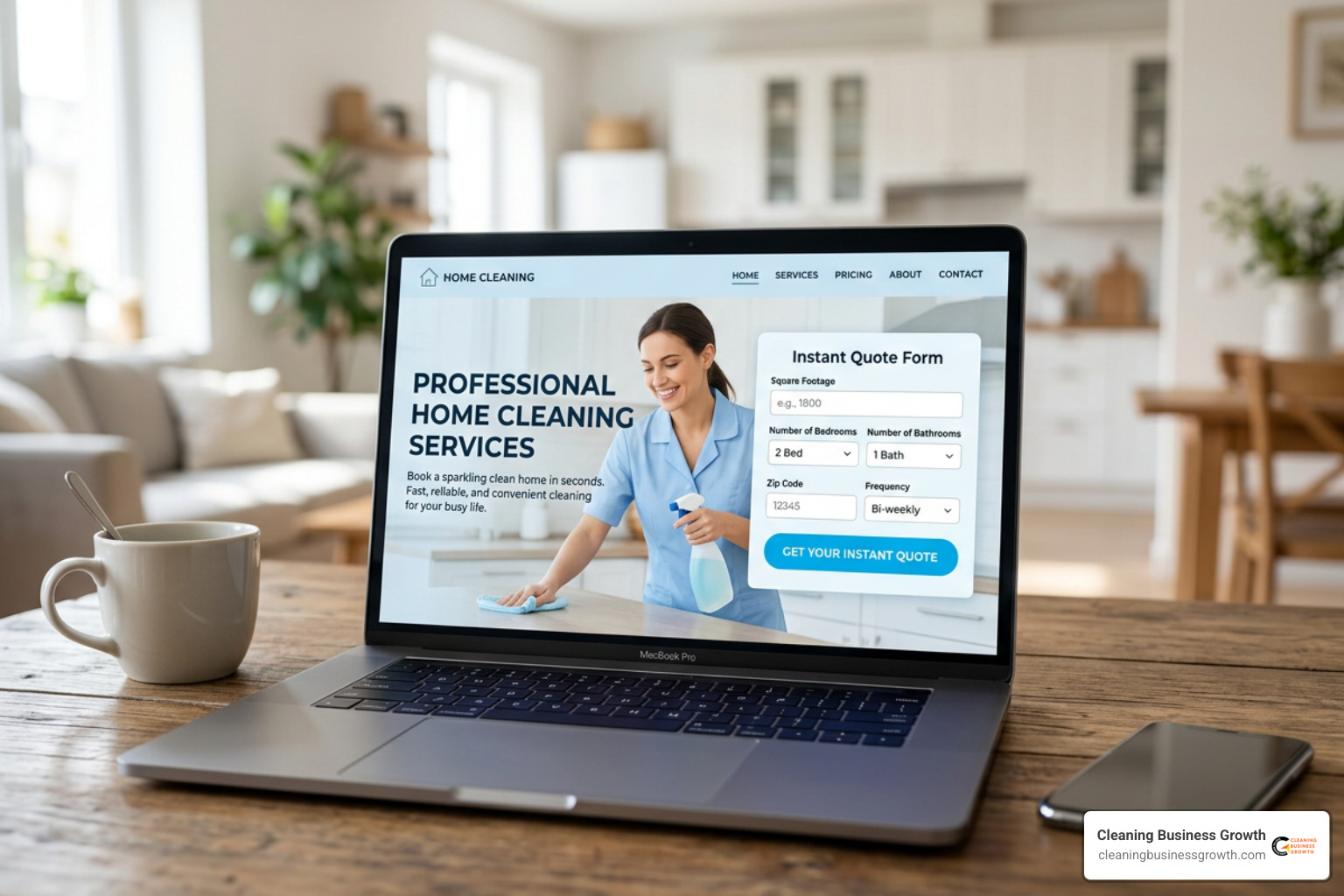 above the fold hero section with an instant quote calculator above the fold hero section with an instant quote calculator