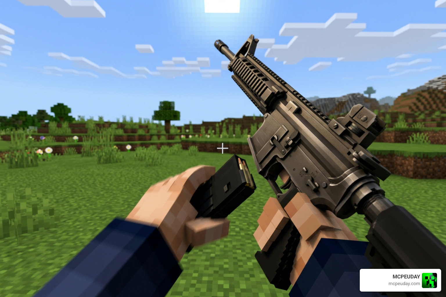 Custom gun reload animation and weapon inspection in Bedrock Custom gun reload animation and weapon inspection in Bedrock