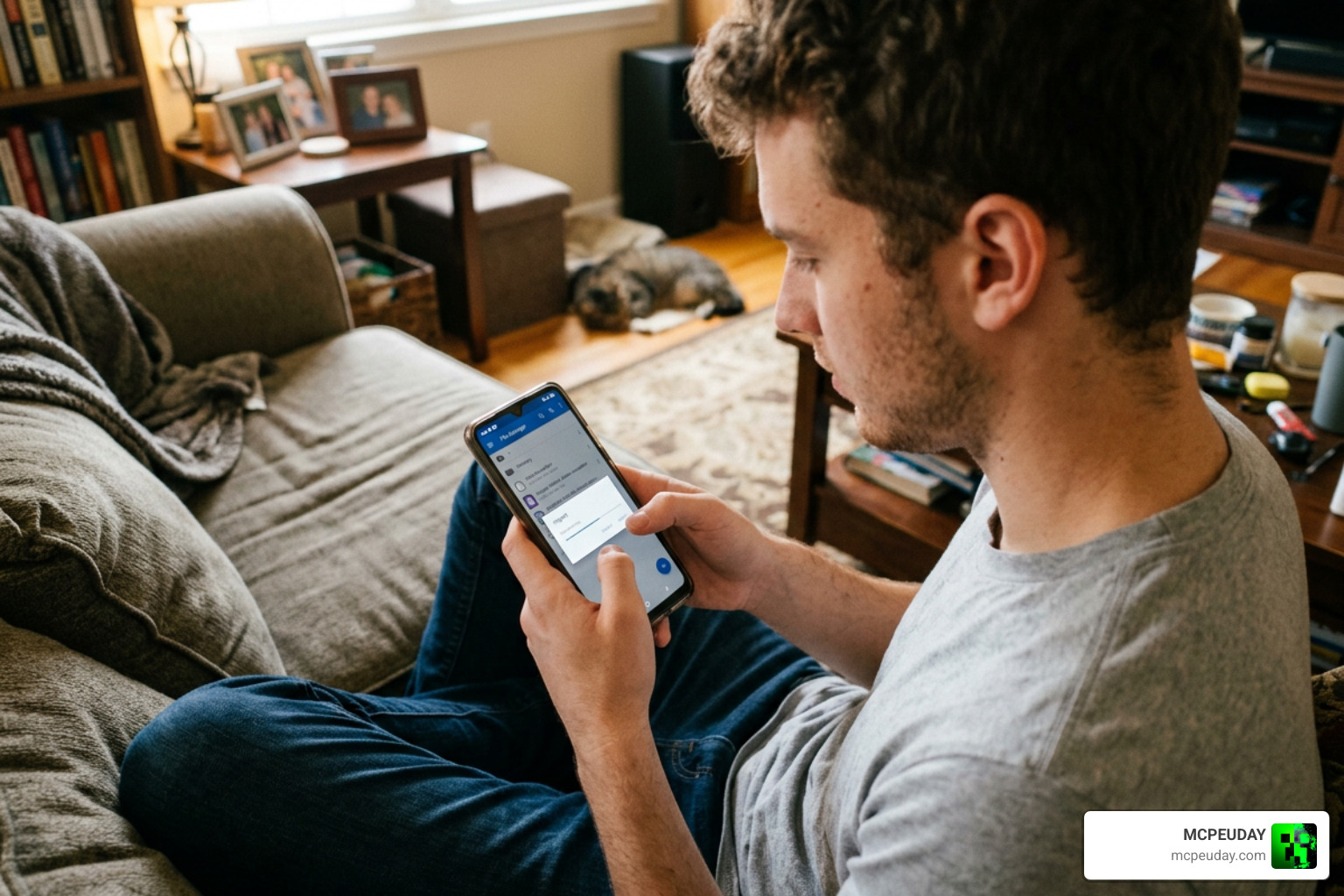 Importing mcaddon file on mobile device