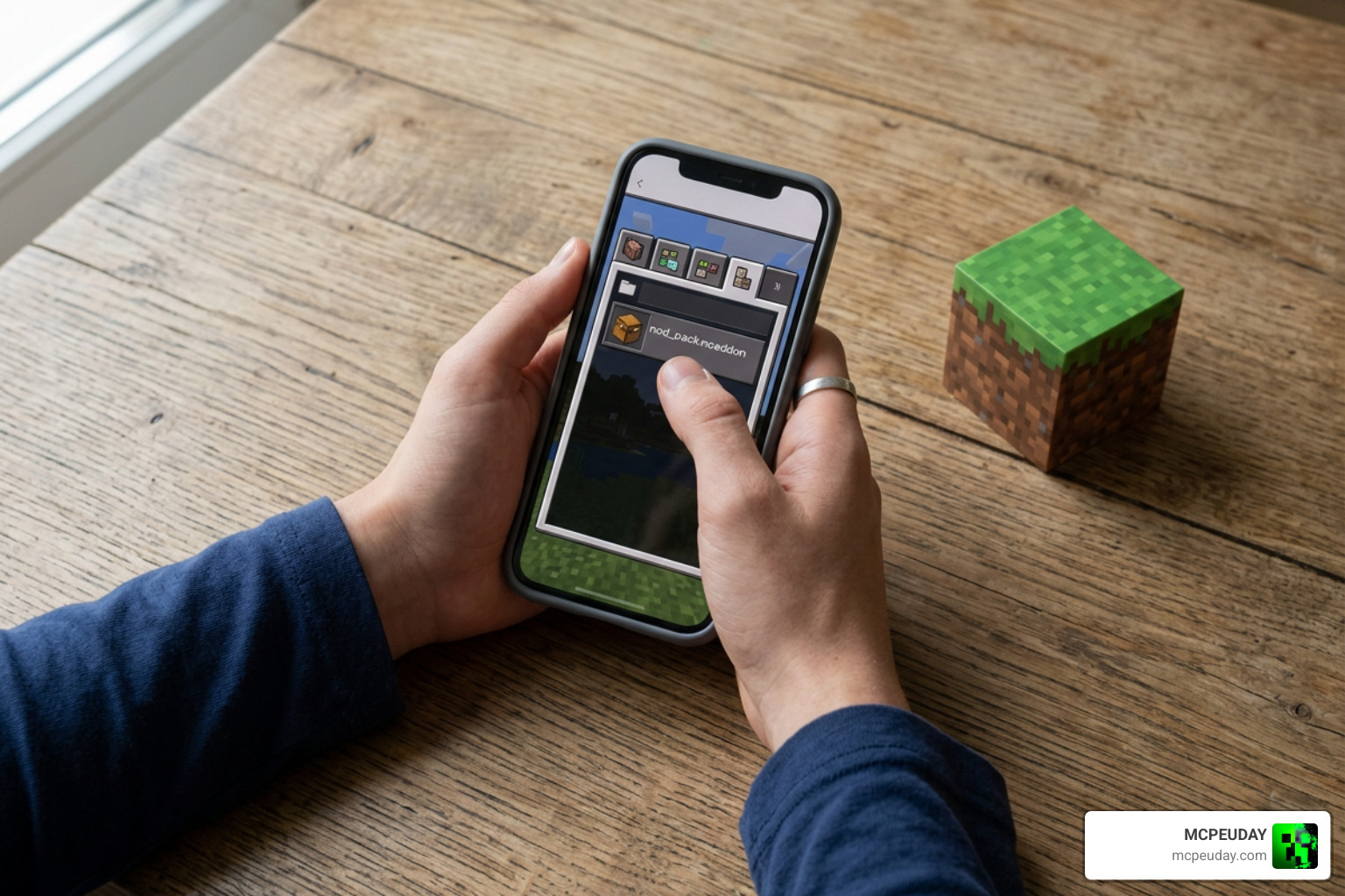 Installing Bedrock addons on mobile devices