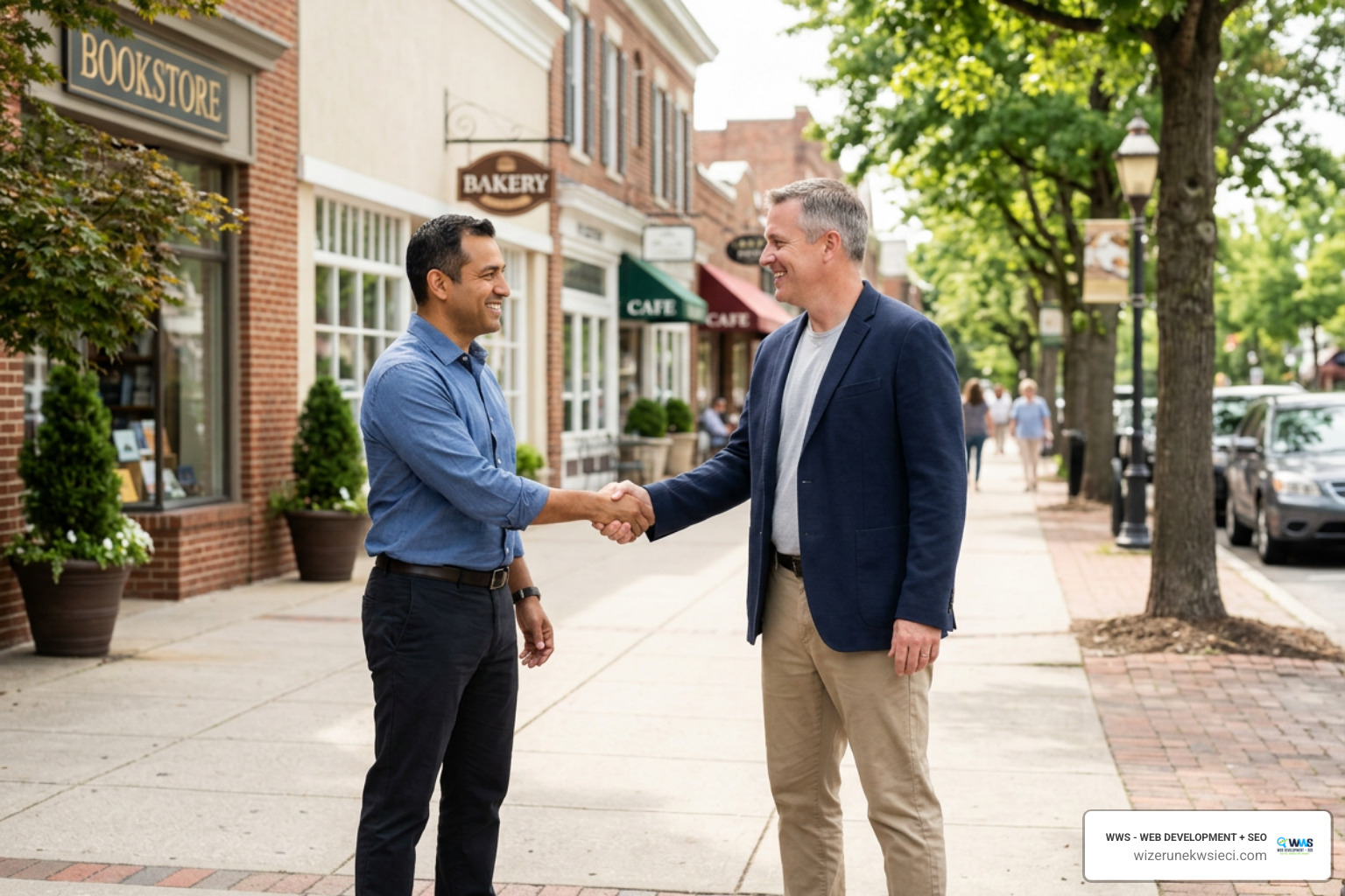 business owner networking with neighborhood partners