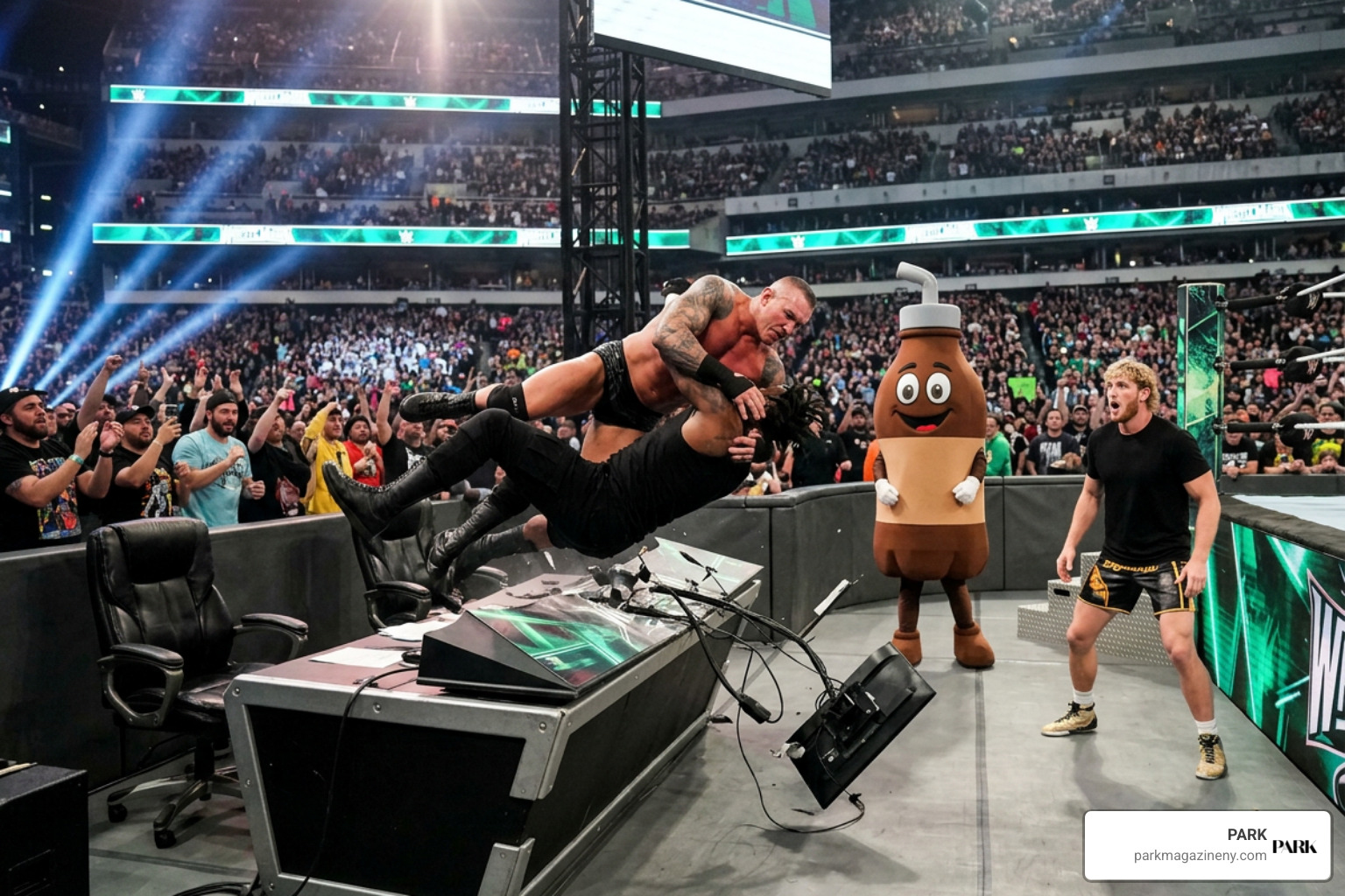 IShowSpeed performing at WWE WrestleMania IShowSpeed performing at WWE WrestleMania