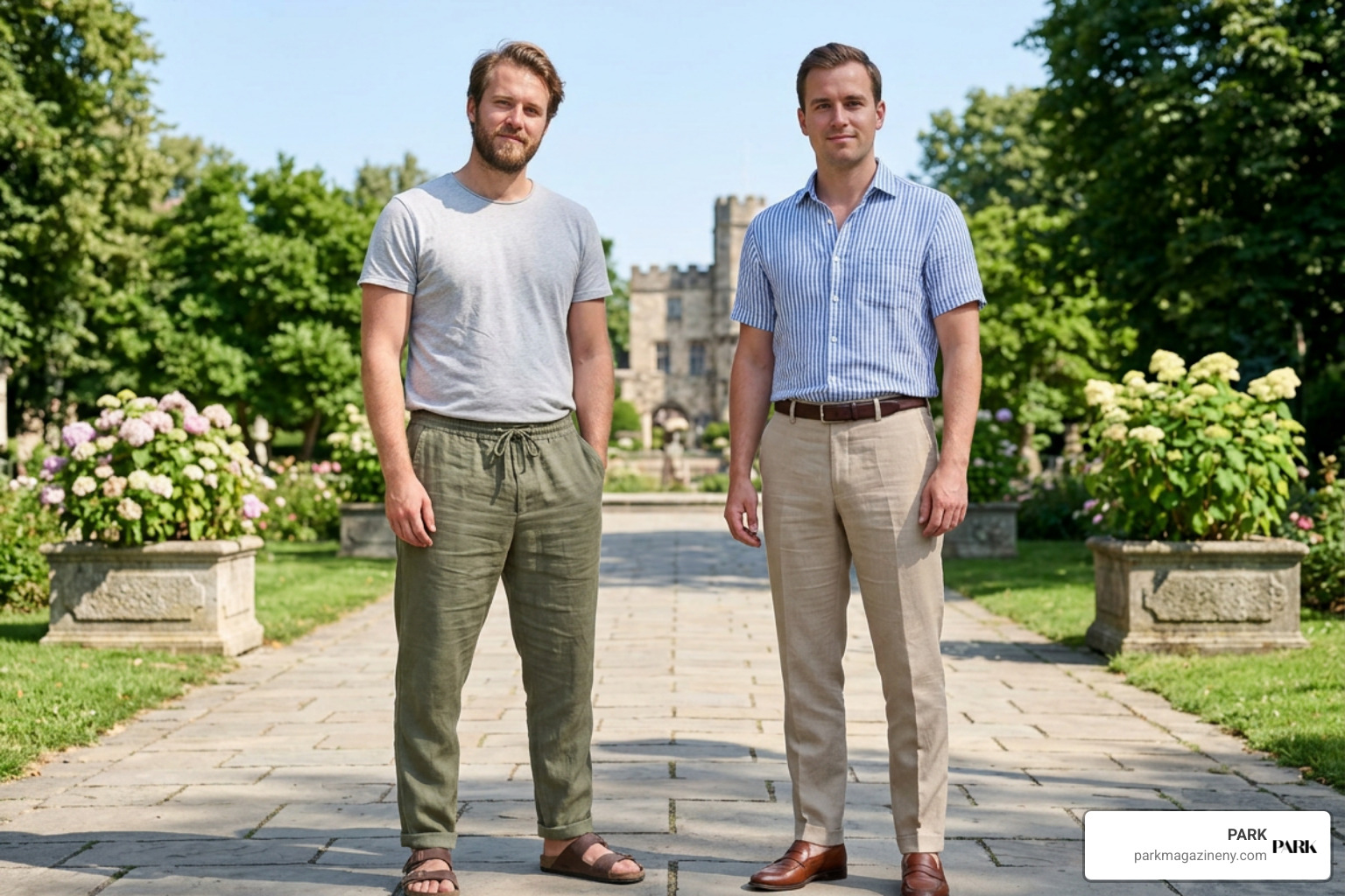 comparing casual drawstring linen trousers with tailored flat-front linen pants comparing casual drawstring linen trousers with tailored flat-front linen pants