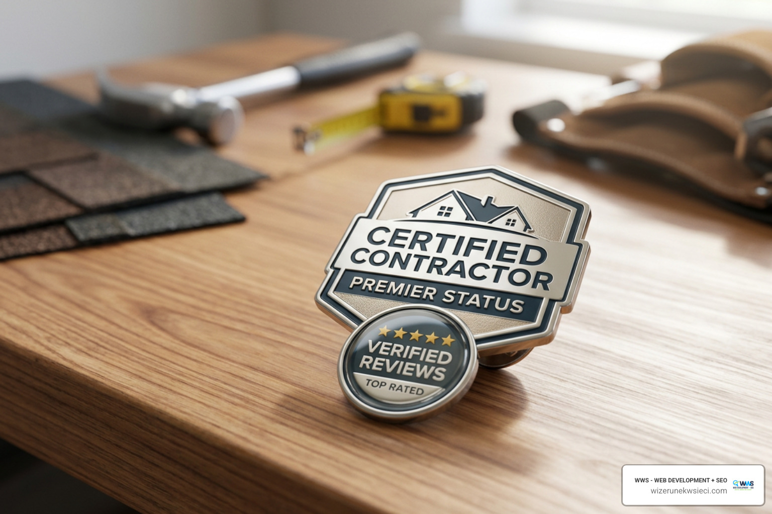 manufacturer certification badges and verified review widgets