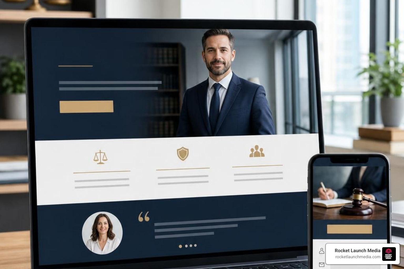 high converting attorney practice landing page UX layout high converting attorney practice landing page UX layout