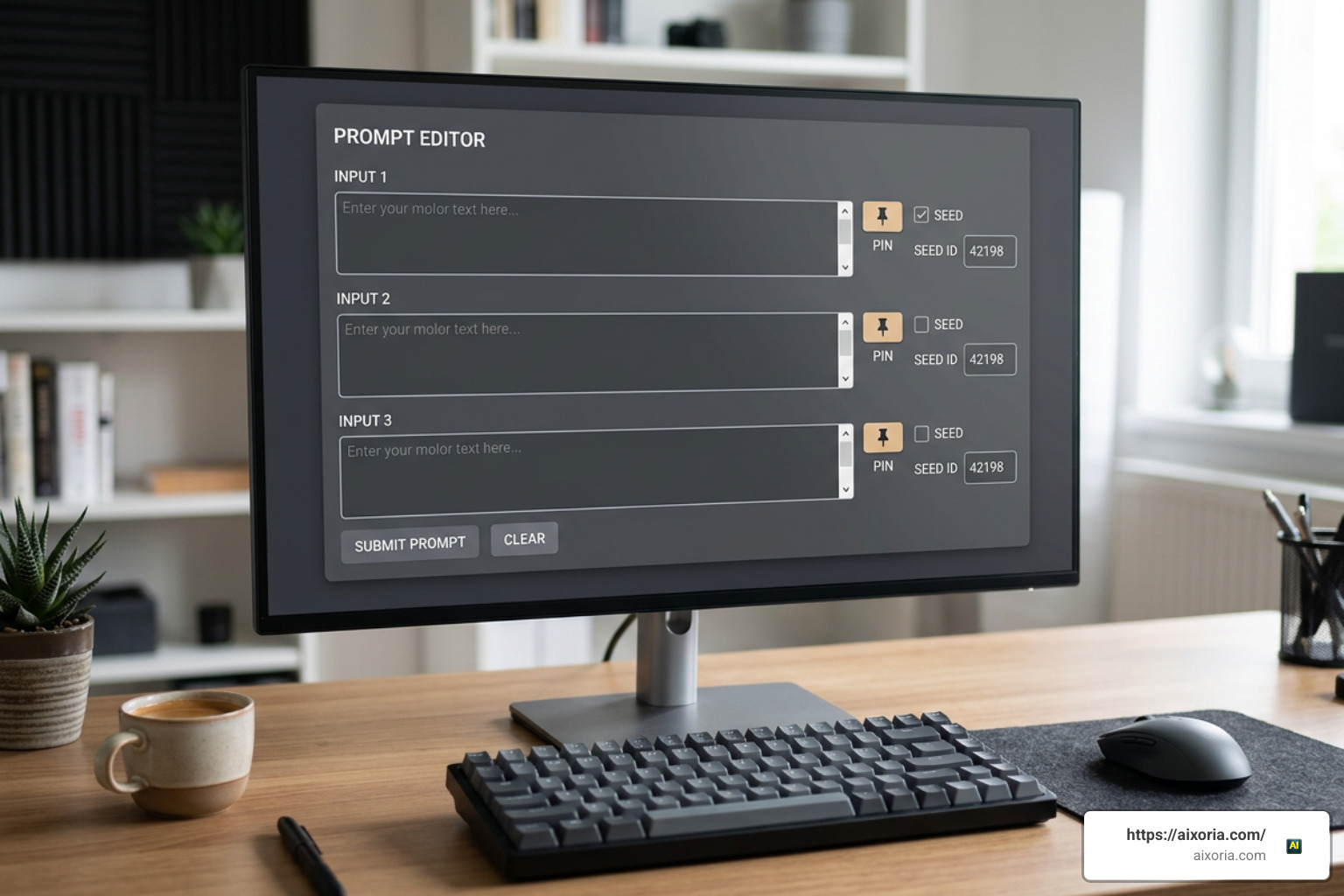 structured prompt engineering interface