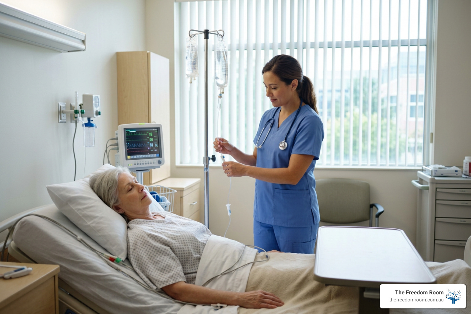 Supportive clinical recovery environment with medical monitoring Supportive clinical recovery environment with medical monitoring