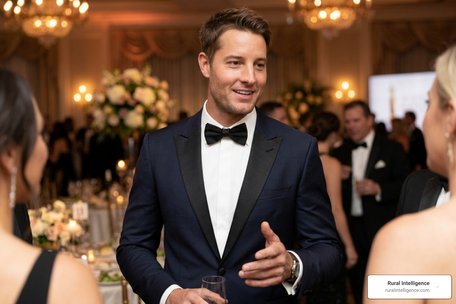 Justin Hartley attending an industry gala Justin Hartley attending an industry gala