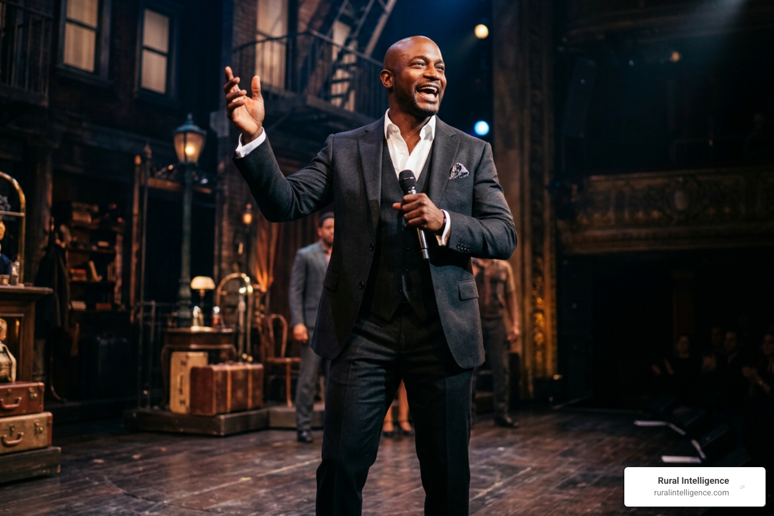 Taye Diggs on stage Taye Diggs on stage