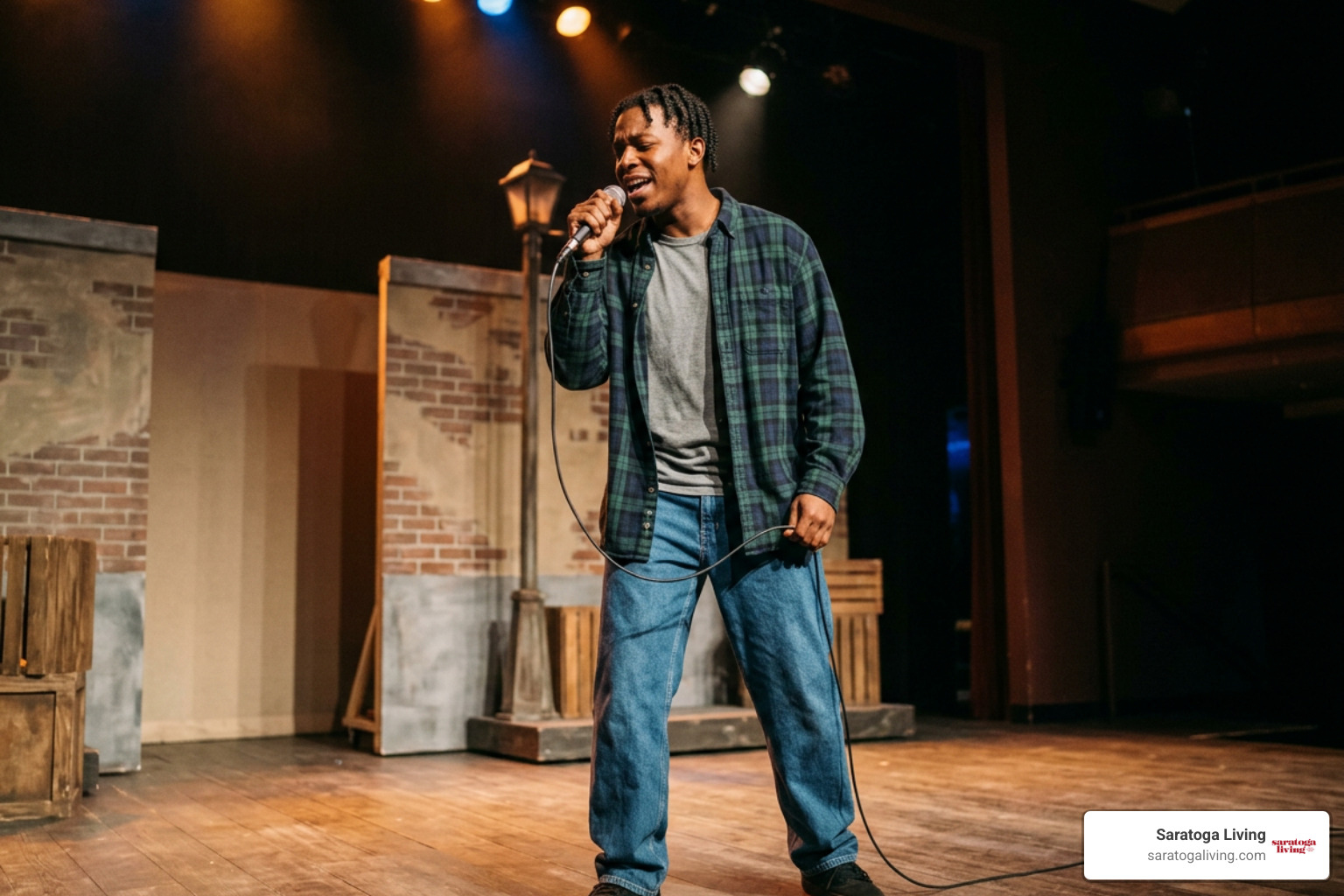 Young Taye Diggs performing in early regional theater productions Young Taye Diggs performing in early regional theater productions