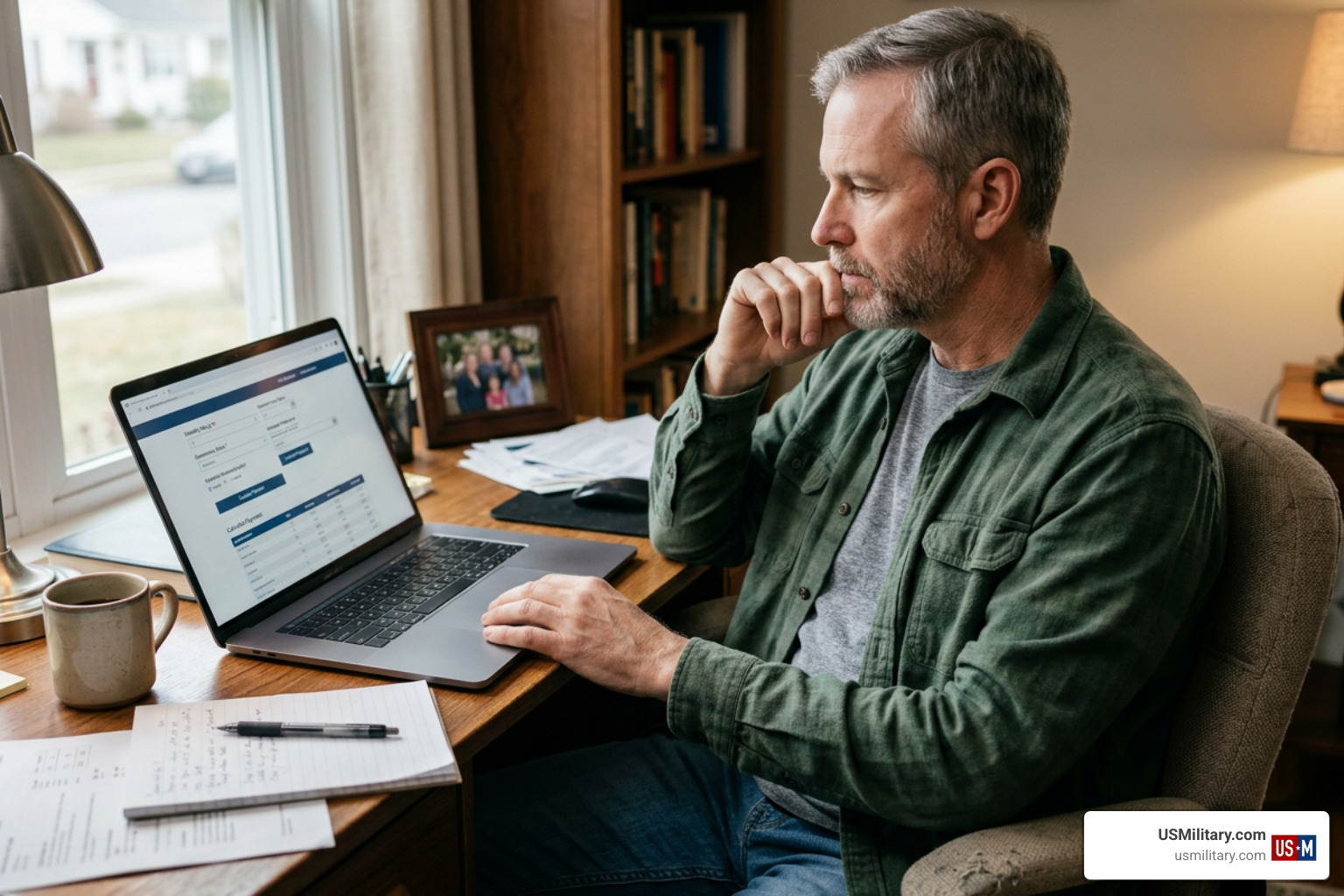 Veteran using VA disability calculator Veteran using VA disability calculator