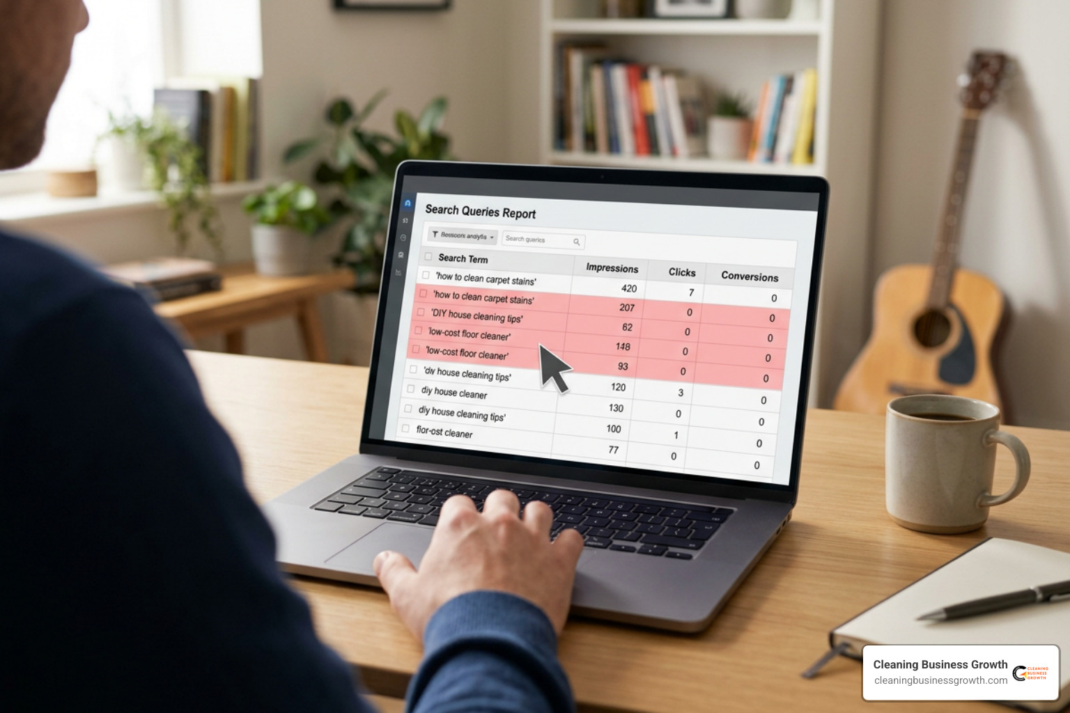 search terms report highlighting non-converting search queries search terms report highlighting non-converting search queries