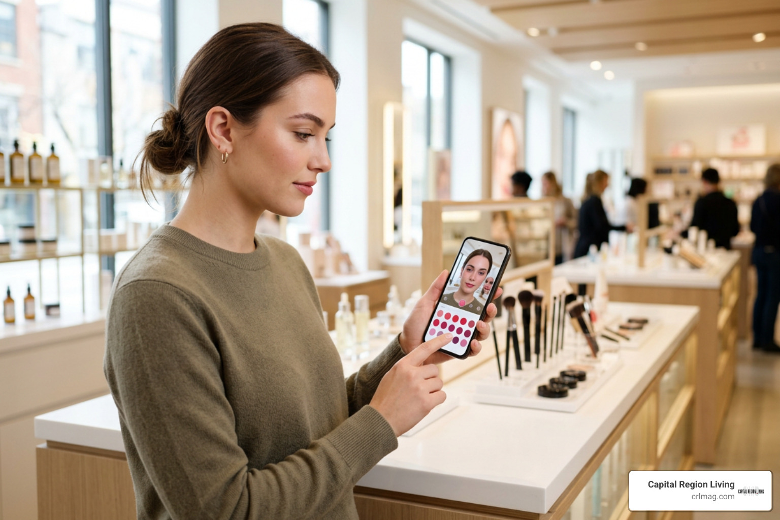 Charlotte Tilbury digital beauty store and virtual shade matching