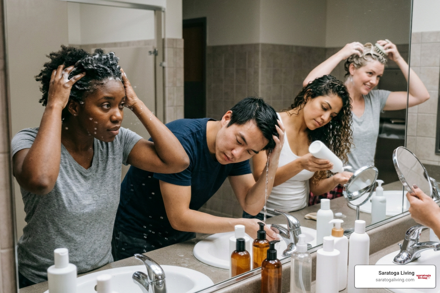 diverse hair washing routines and hair textures diverse hair washing routines and hair textures
