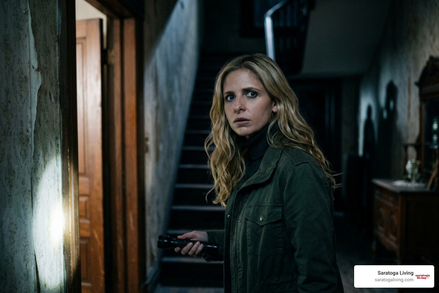 Sarah Michelle Gellar in classic horror scenes Sarah Michelle Gellar in classic horror scenes