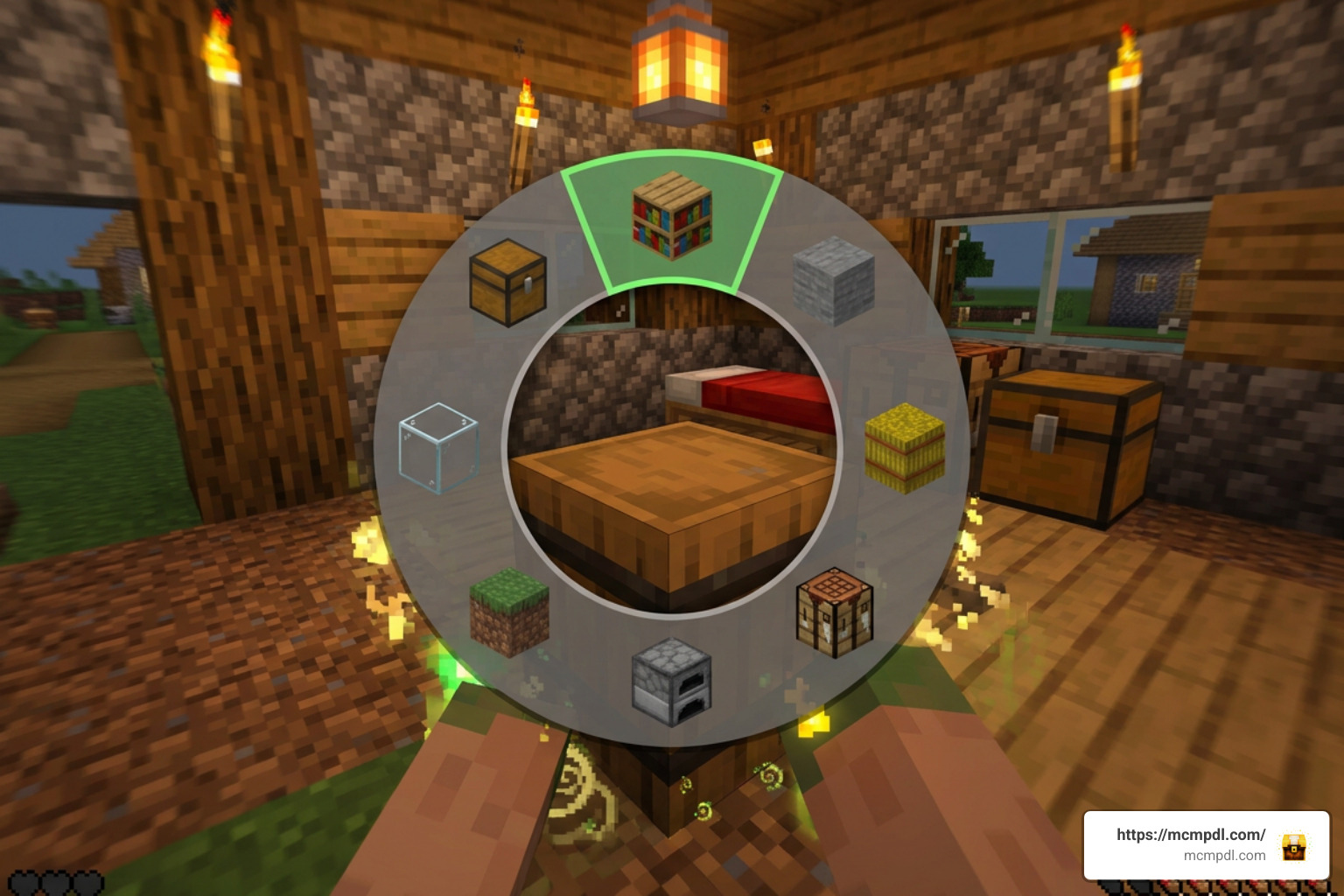 prop morphing selection menu and disguise action in Minecraft PE prop morphing selection menu and disguise action in Minecraft PE