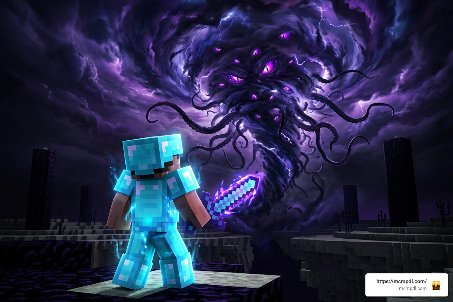 Fighting Ender Storm custom weapons Bedrock Fighting Ender Storm custom weapons Bedrock