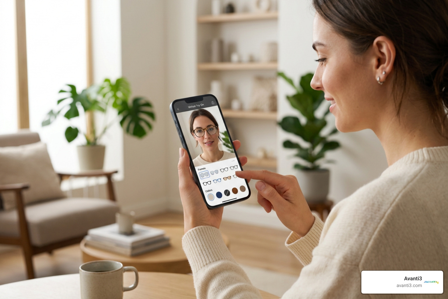 3D virtual try-on product configuration on smartphone