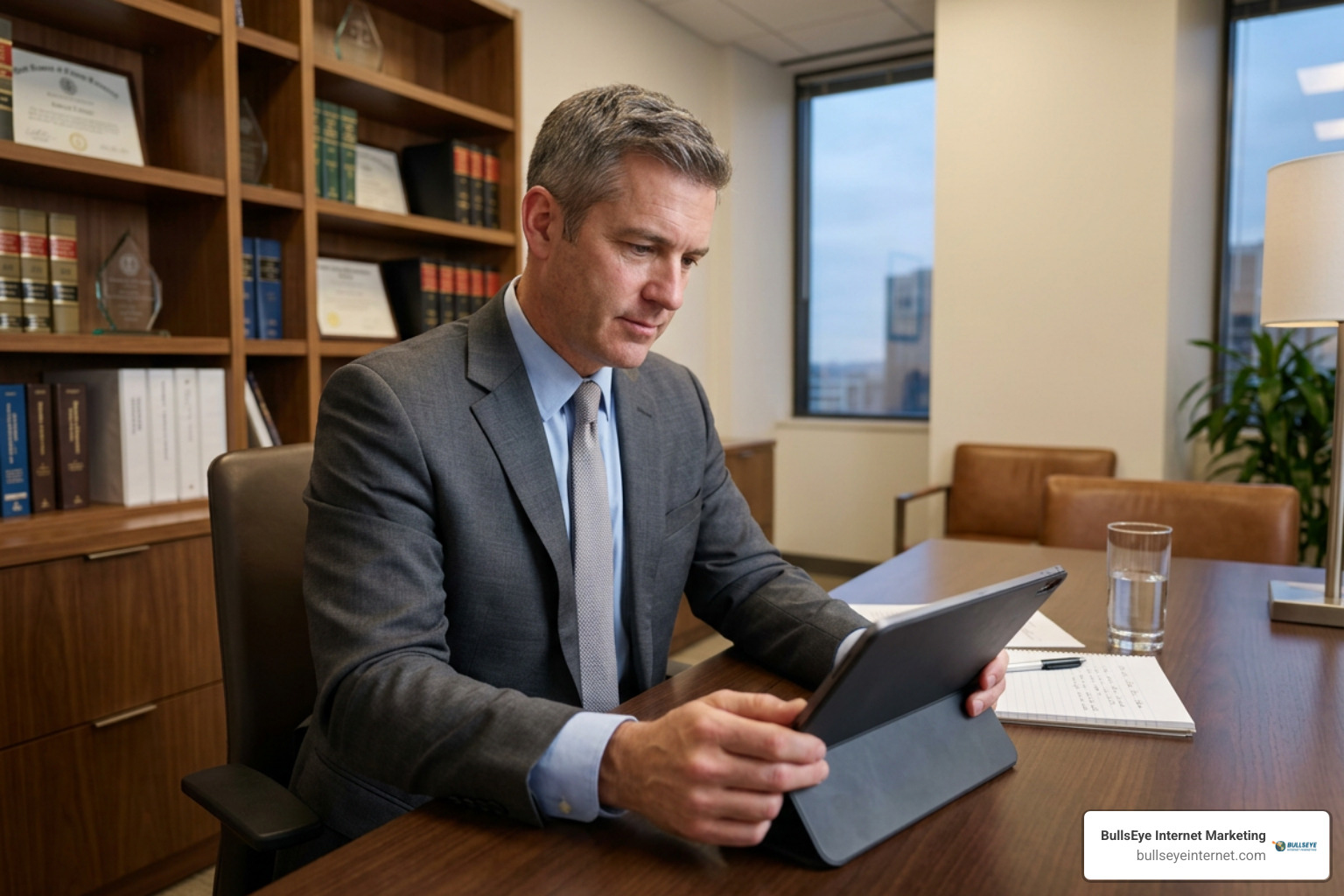 attorney reviewing state bar digital marketing rules