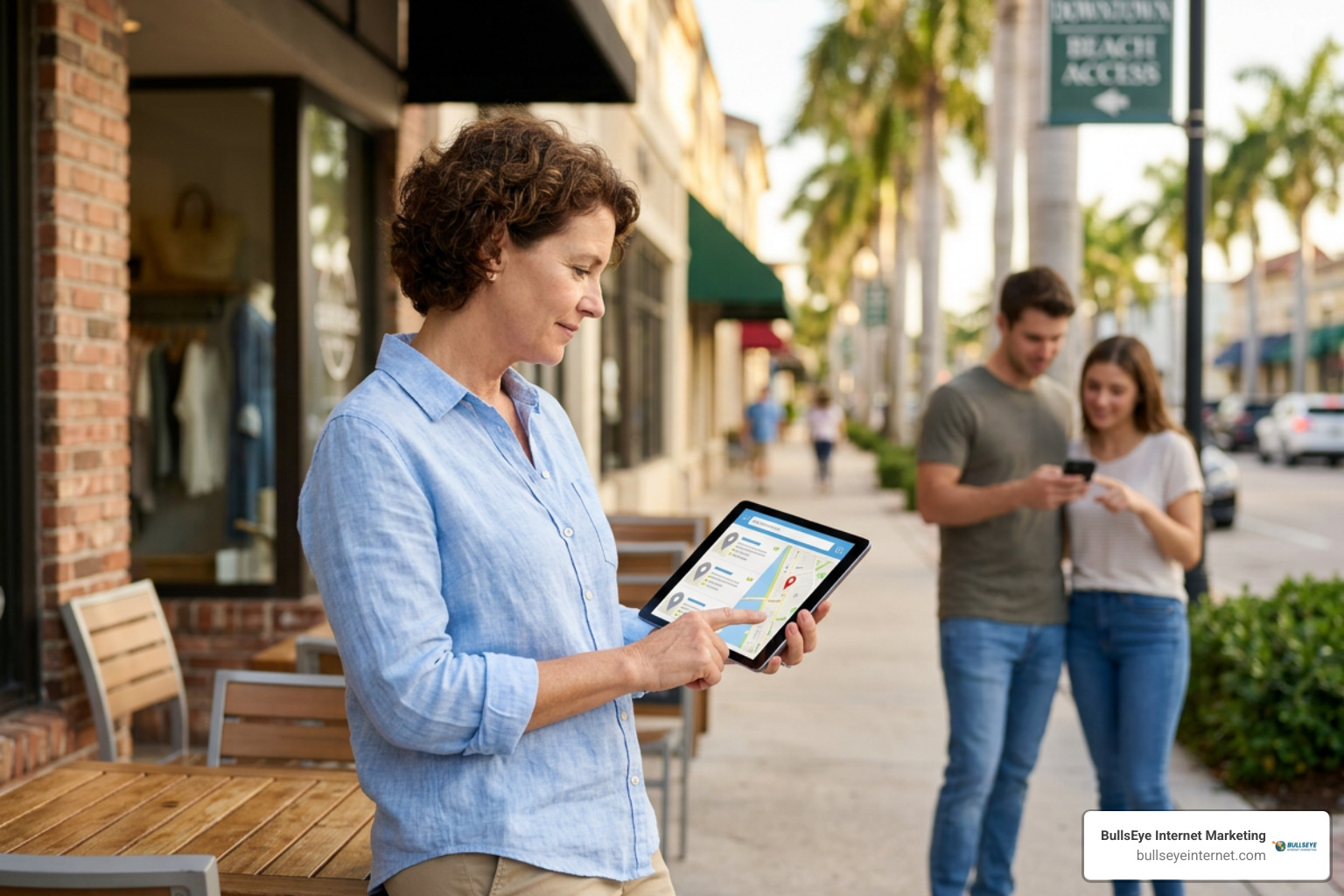 Google Map Pack local 3 pack display for Delray Beach service searches