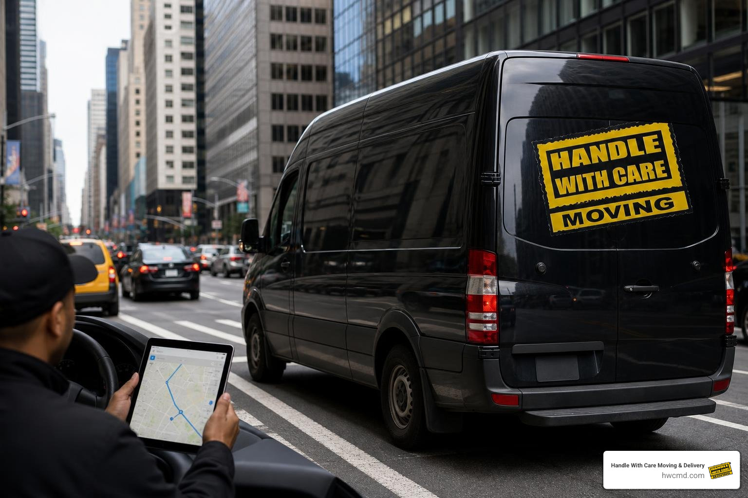urban delivery route navigation and dispatch mapping