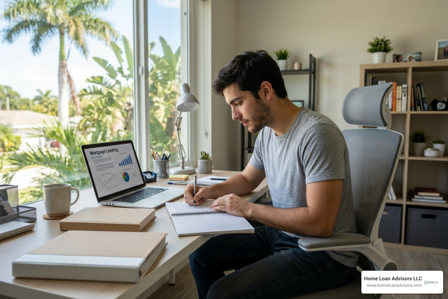 Aspiring loan officer studying NMLS course materials Aspiring loan officer studying NMLS course materials