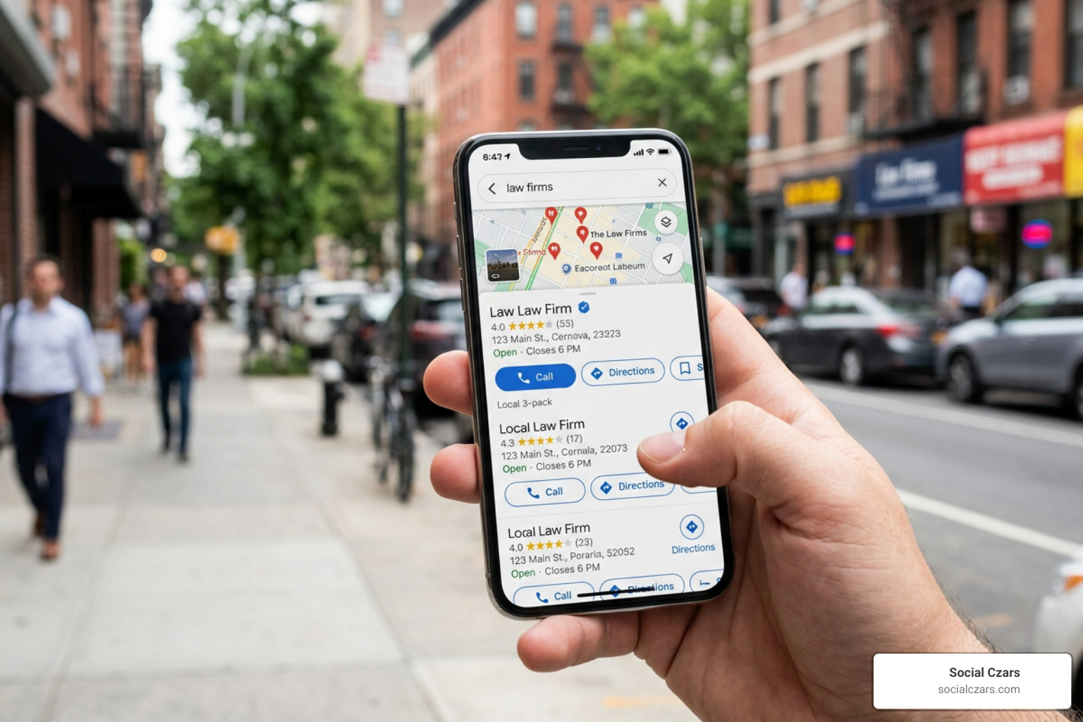 Verified Google Business Profile ranking in the local map 3-pack