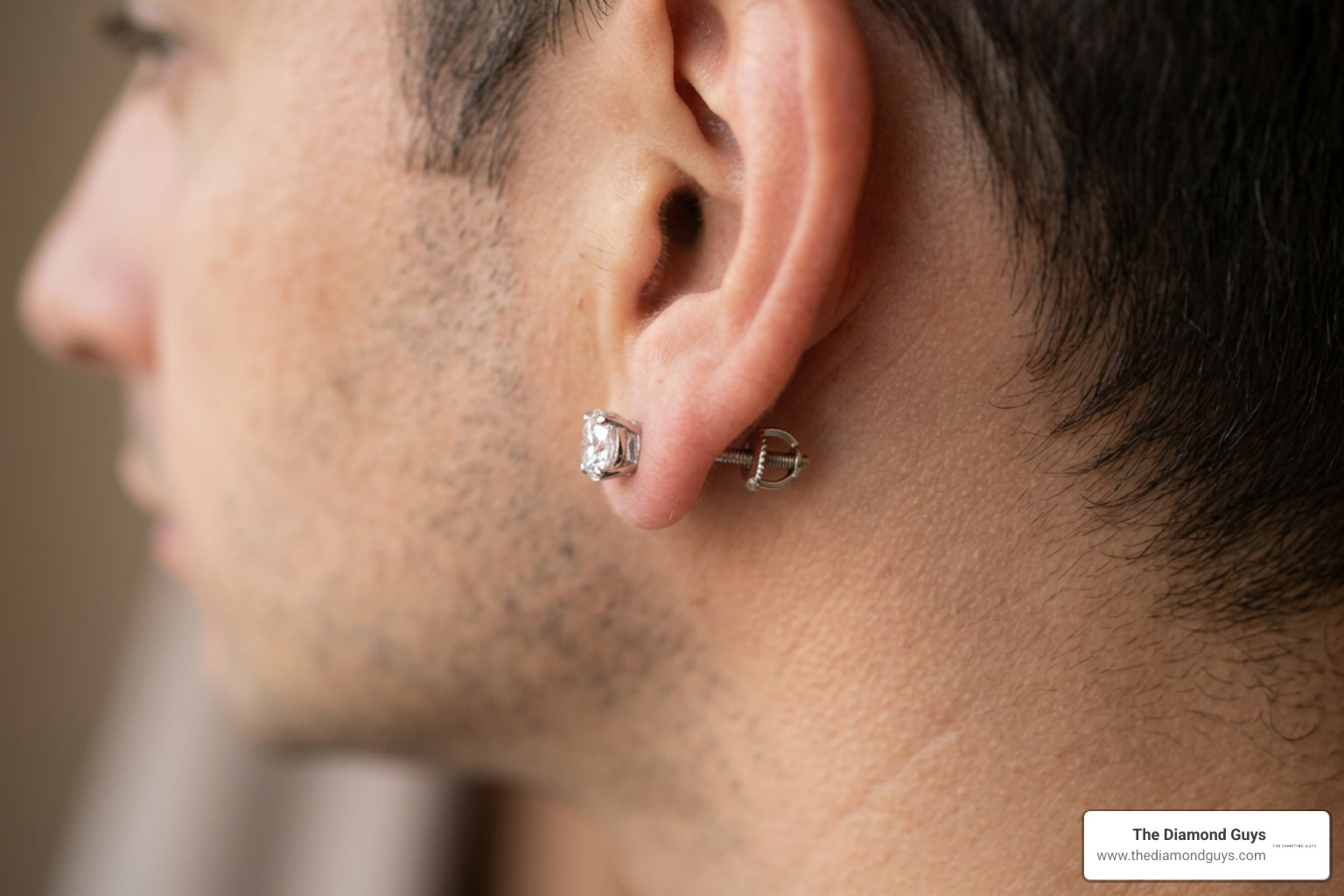 screw back diamond earrings men screw back diamond earrings men