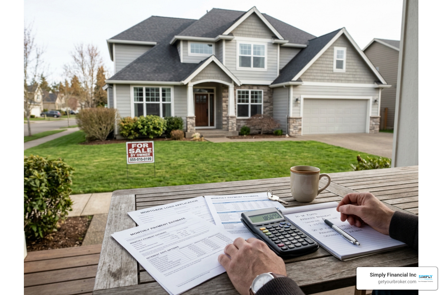 Mortgage rate calculation chart showing monthly payment reductions