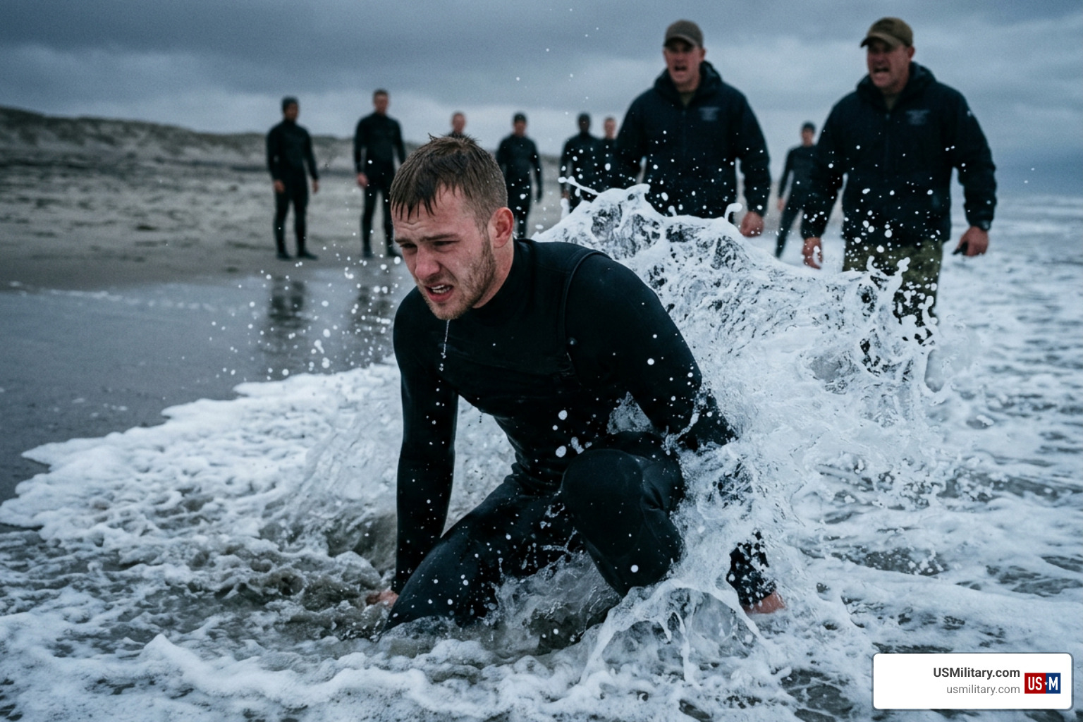 SEAL candidate facing surf conditioning SEAL candidate facing surf conditioning