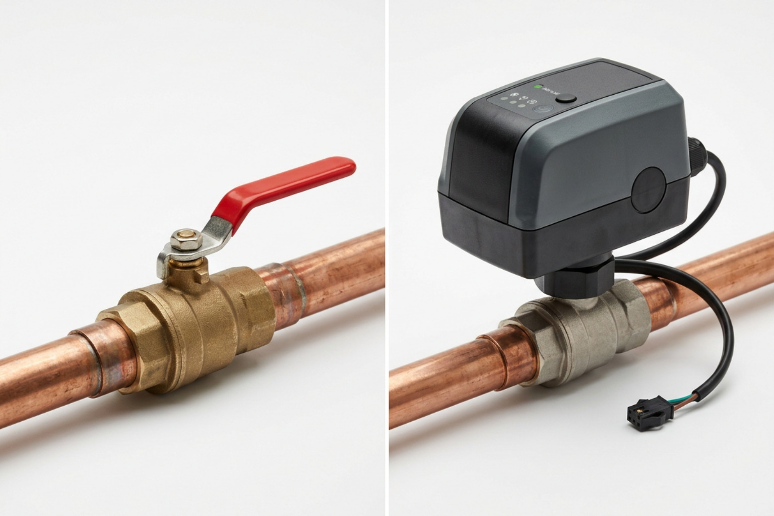 comparison of manual brass ball valves to electronic motorized shutoff valves comparison of manual brass ball valves to electronic motorized shutoff valves