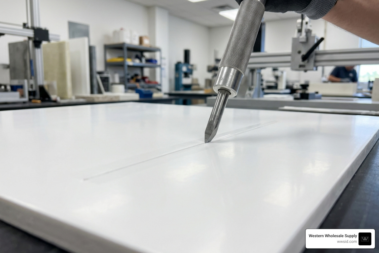 FRP impact and scratch resistance test showing non-porous surface protection FRP impact and scratch resistance test showing non-porous surface protection