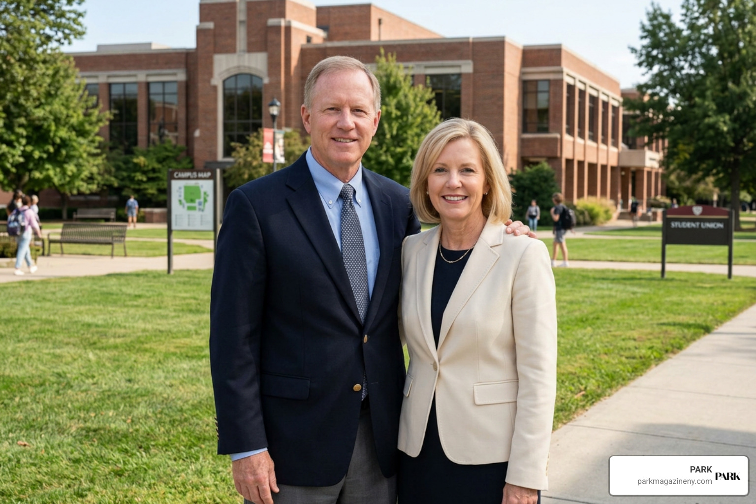 Jerry and Becki Falwell at Liberty University Jerry and Becki Falwell at Liberty University
