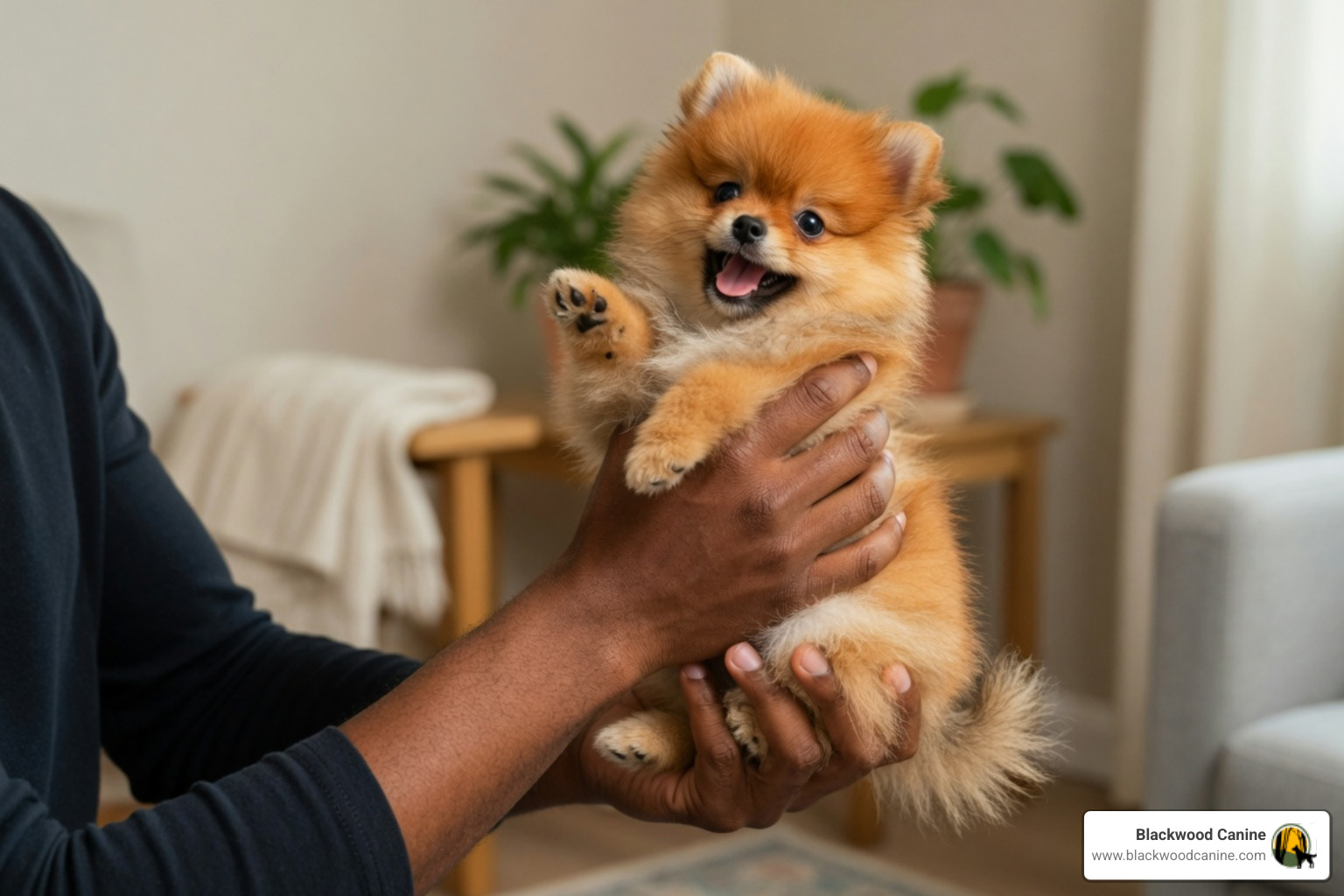 a dog trainer gently inspecting a puppy's overall health cues a dog trainer gently inspecting a puppy's overall health cues