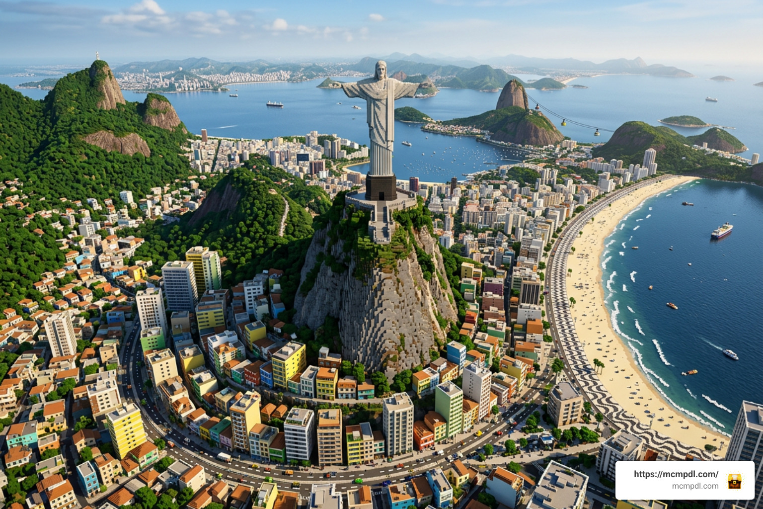 Rio de Janeiro Minecraft Bedrock map