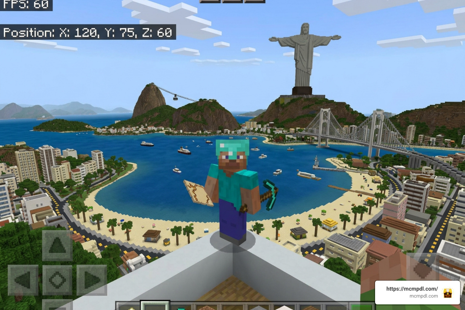 Minecraft Marketplace download screen and world import