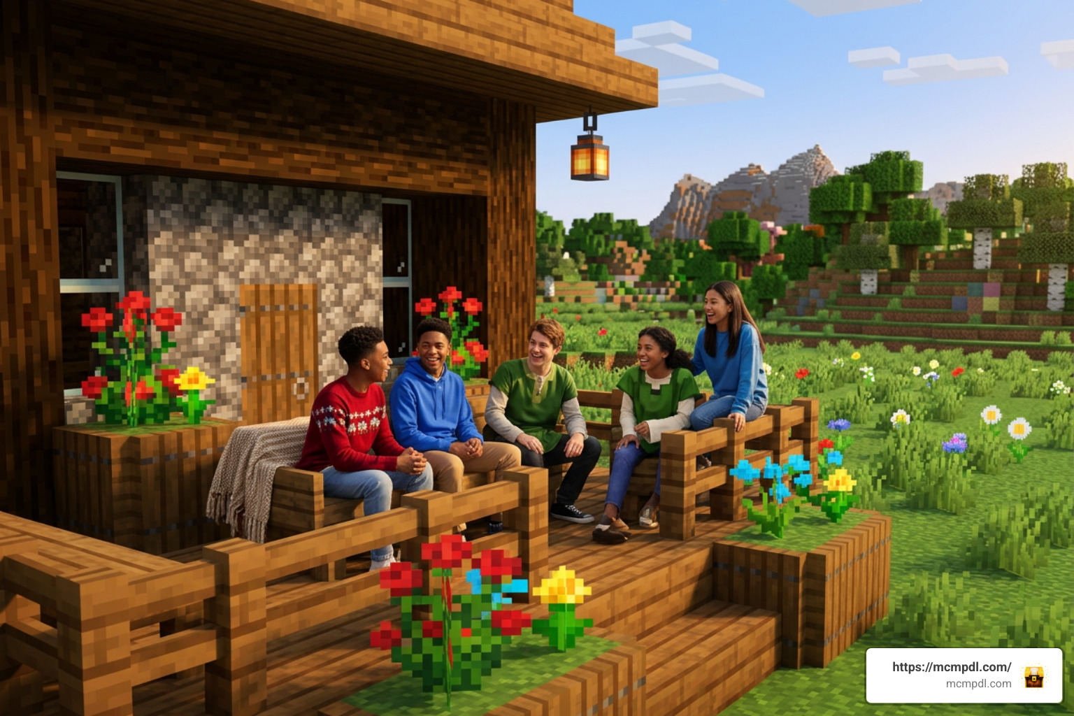 Multiplayer cottagecore roleplay with friends