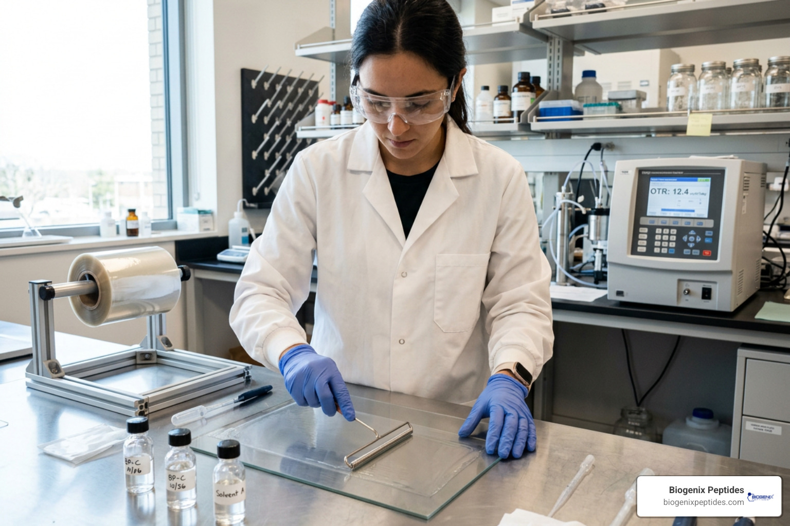 Laboratory testing of biopolymer barrier coatings