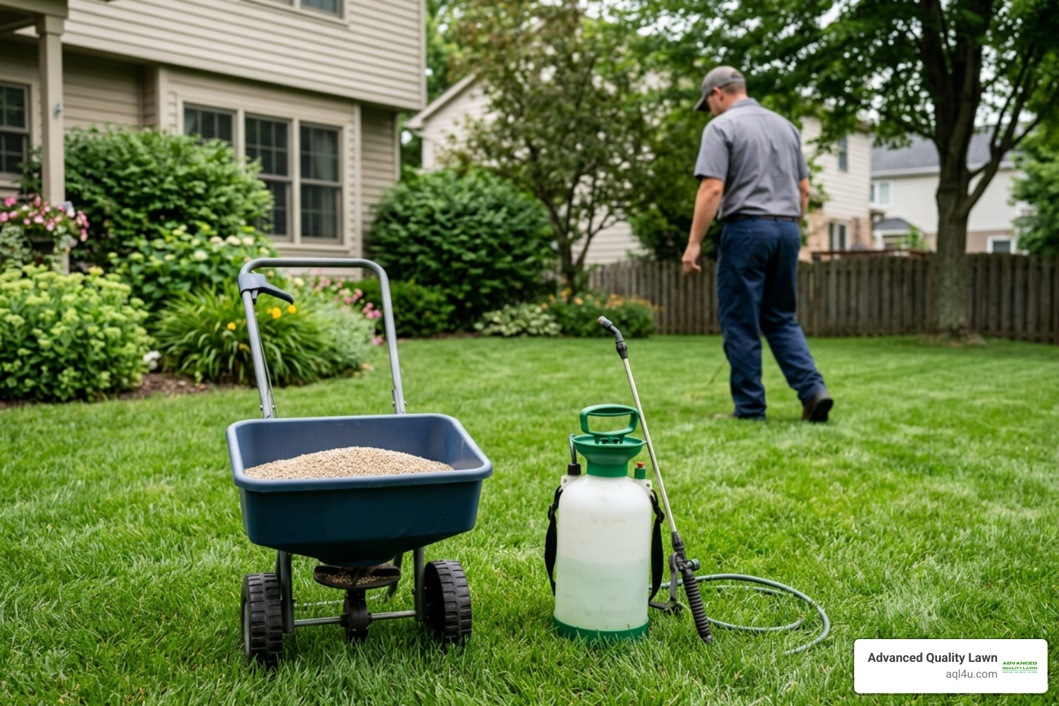 liquid and granular herbicide equipment