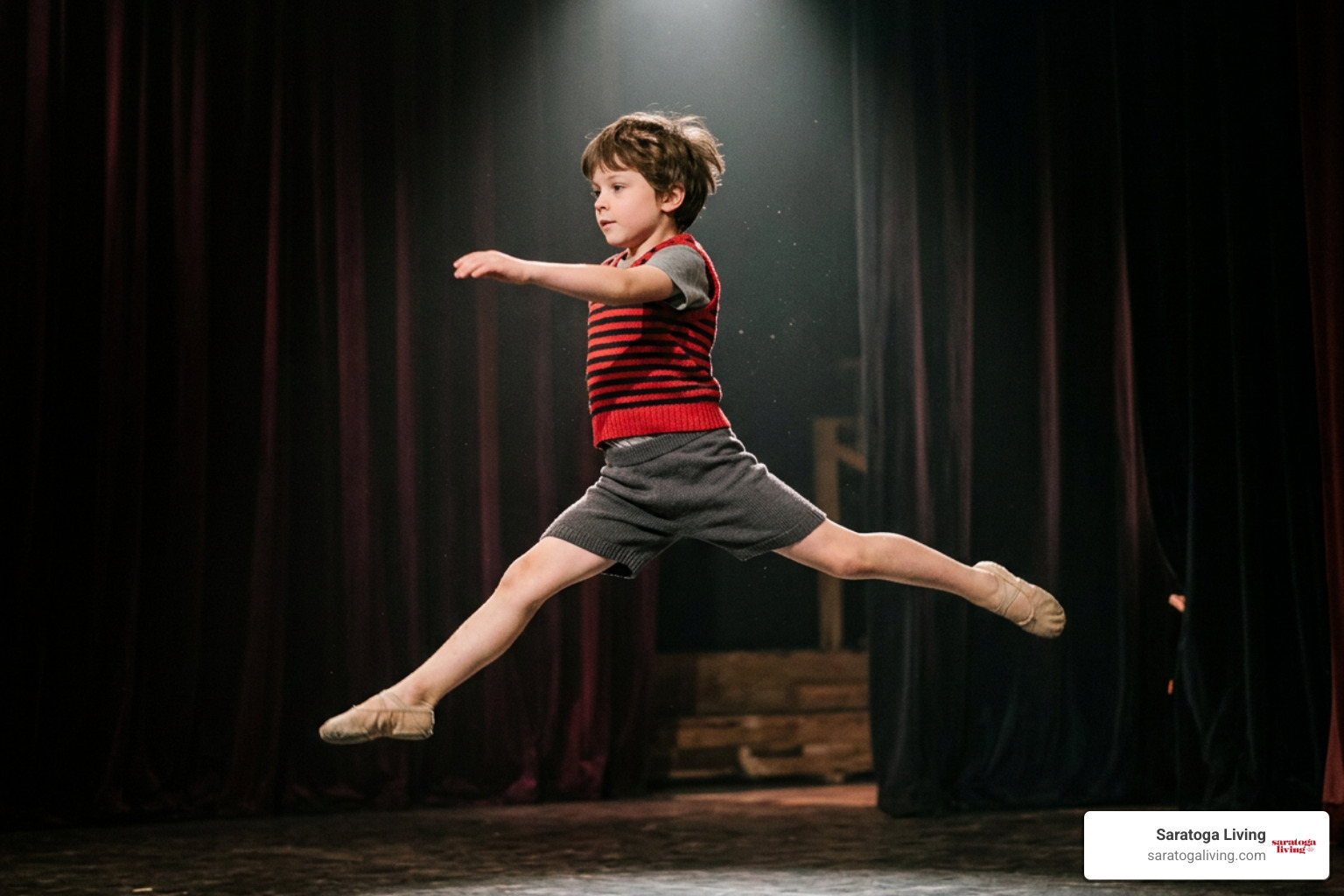 Young Tom Holland performing in Billy Elliot the Musical Young Tom Holland performing in Billy Elliot the Musical